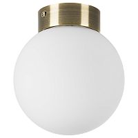 812011 Люстра GLOBO 1х40W E14 БРОНЗА/БЕЛЫЙ