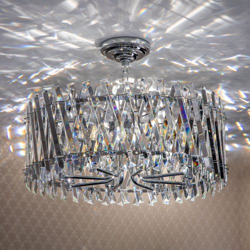 Citilux Ингвар CL334281 Люстра подвесная хрустальная Хром фото 14 Citilux Ингвар CL334281 Люстра подвесная хрустальная Хром фото 14