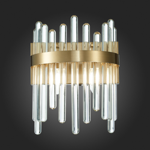 SL1167.301.02 Бра ST-Luce Латунь/Латунь, Прозрачный E14 2*40W TELLURIO фото 6