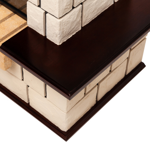 Каминокомплект STONE CORNER/СТОУН УГЛ. Античный дуб с очагом Электроочаг CASSETTE/КАССЕТА 630 фото 3