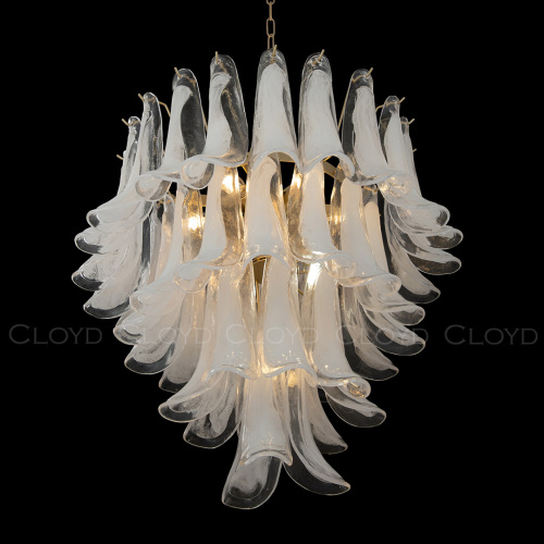 Люстра Cloyd AZORES-B C10 / Ø65 см - латунь светл. - бело-прозрачн.стекло (арт.11652) фото 6 Люстра Cloyd AZORES-B C10 / Ø65 см - латунь светл. - бело-прозрачн.стекло (арт.11652) фото 6