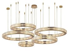 Горизонтальная композиция Newport 8560 из пяти колец золото №188 S8560_188G