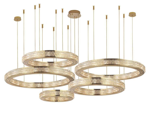 Горизонтальная композиция Newport 8560 из пяти колец золото №188 S8560_188G Горизонтальная композиция Newport 8560 из пяти колец золото №188 S8560_188G
