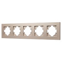 Рамка пластиковая FRM-PERIO-PL-5-GD Arlight 049765