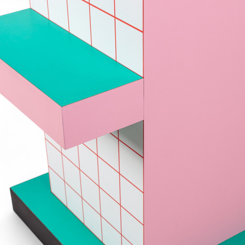 Приставной столик Supersidetable Red Grid фото 8 Приставной столик Supersidetable Red Grid фото 8