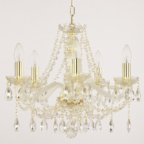 Люстра хрустальная 107/5/165 G Bohemia Ivele Crystal (Богемия Ивеле Кристалл) фото 2 Люстра хрустальная 107/5/165 G Bohemia Ivele Crystal (Богемия Ивеле Кристалл) фото 2