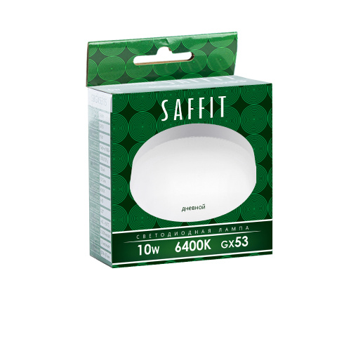 Лампа светодиодная SAFFIT SBGX5310 GX53 10W 230V 6400K фото 3