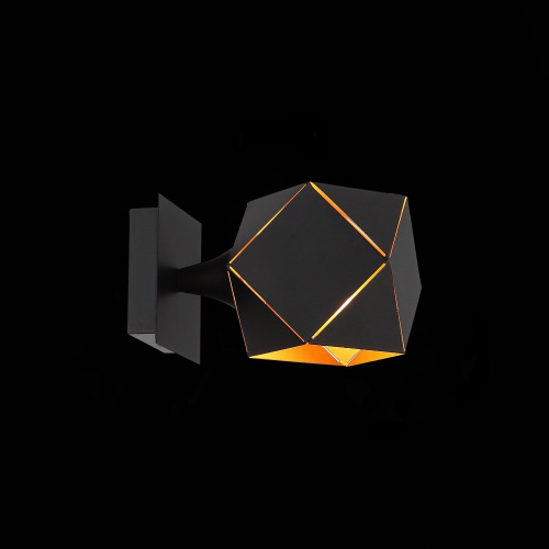 SL258.401.01 Бра ST-Luce Черный/Черный, Золото E14 1*40W ENIGMA фото 5