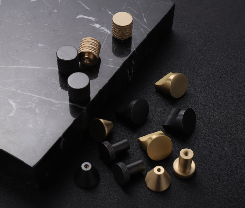 Ручка-кнопка HK004 black фото 4