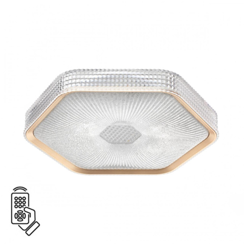 7746/48L PIKO LED SN 000 Светильник металл/пластик/прозрачный/золотистый LED 48Вт 3000-4000-6000K 425х385 IP20 пульт ДУ SPARKS 7746/48L PIKO LED SN 000 Светильник металл/пластик/прозрачный/золотистый LED 48Вт 3000-4000-6000K 425х385 IP20 пульт ДУ SPARKS