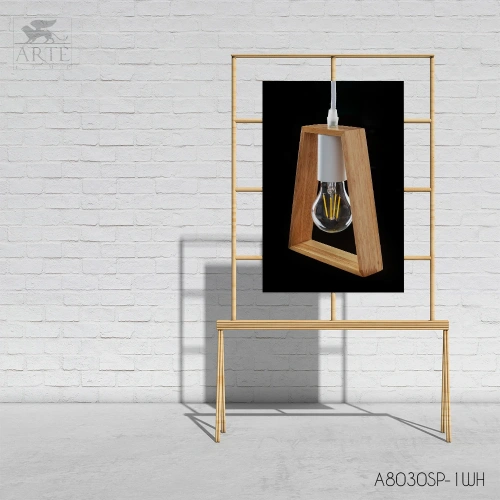 Подвесной светильник Arte Lamp BRUSSELS A8030SP-1WH фото 3 Подвесной светильник Arte Lamp BRUSSELS A8030SP-1WH фото 3