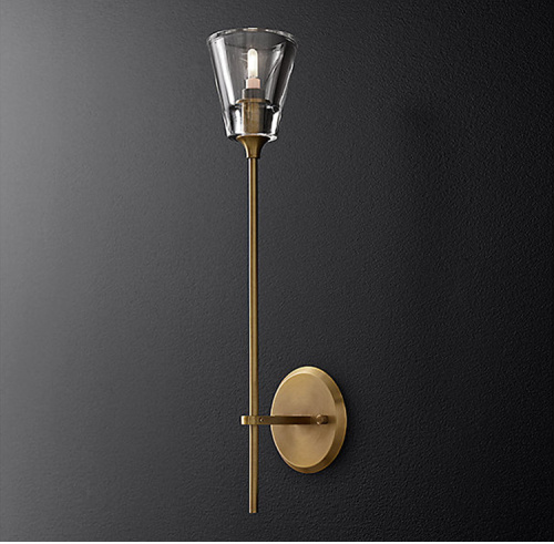 Настенный светильник Torche De Verre 1 light gold фото 6 Настенный светильник Torche De Verre 1 light gold фото 6