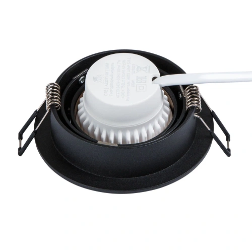 Точечный встраиваемый светильник Arte Lamp TARF A2167PL-1BK фото 6
