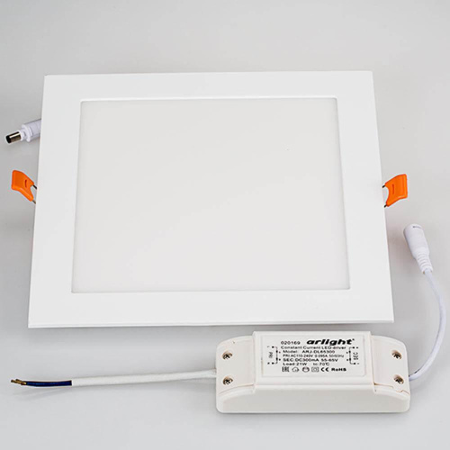 Встраиваемый светодиодный светильник Arlight DL-225x225M-21W Day White 020136 фото 6