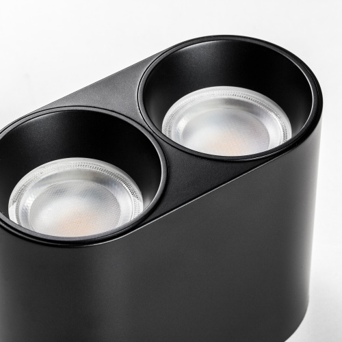 213467 Рамка (светильник) PVC д/LED-модулей 941хх и LED-ламп D50мм RULLO 2x ROUND ЧЕРНЫЙ фото 3 213467 Рамка (светильник) PVC д/LED-модулей 941хх и LED-ламп D50мм RULLO 2x ROUND ЧЕРНЫЙ фото 3