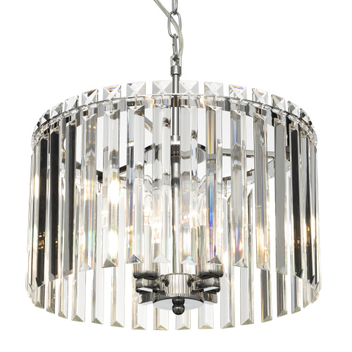 Citilux Джейн CL306141 Хрустальная подвесная люстра Хром фото 7