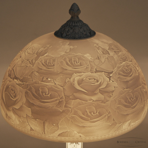 Настольная лампа с косятным фарфором AL78100L/30 WMN Rose Bohemia Ivele Crystal (Богемия Ивеле Кристалл) фото 4 Настольная лампа с косятным фарфором AL78100L/30 WMN Rose Bohemia Ivele Crystal (Богемия Ивеле Кристалл) фото 4