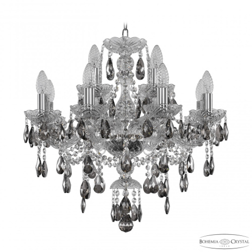Люстра хрустальная 1415/8+4/200 Ni K731