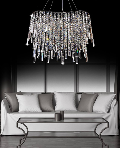 Хрустальная подвесная люстра Lumina Deco Zucchero LDP 2159-600 CHR фото 4 Хрустальная подвесная люстра Lumina Deco Zucchero LDP 2159-600 CHR фото 4