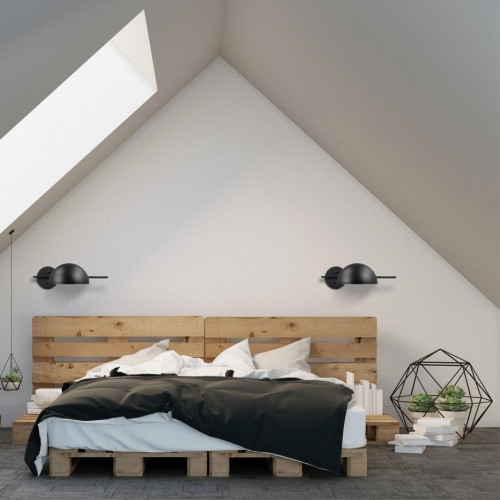 5293/1WA LOFTI LN23 000 черный, золотой Бра с выкл. E27 1*60W 220V KENT фото 2 5293/1WA LOFTI LN23 000 черный, золотой Бра с выкл. E27 1*60W 220V KENT фото 2