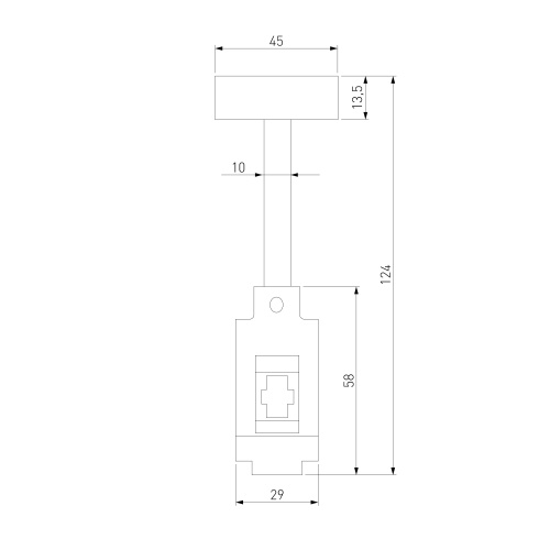Esthetic Magnetic Декоративная стойка с вводом питания 124 мм 85141/00 фото 5 Esthetic Magnetic Декоративная стойка с вводом питания 124 мм 85141/00 фото 5