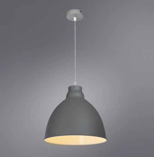 Подвесной светильник Arte Lamp BRACCIO A2055SP-1GY фото 2 Подвесной светильник Arte Lamp BRACCIO A2055SP-1GY фото 2