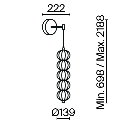 Настенный светильник (бра) Maytoni MOD216WL-L10G3K фото 3 Настенный светильник (бра) Maytoni MOD216WL-L10G3K фото 3