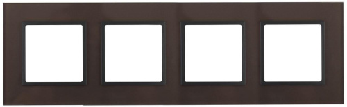Рамка 4-постовая ЭРА Elegance 14-5104-13 Б0034529 Рамка 4-постовая ЭРА Elegance 14-5104-13 Б0034529