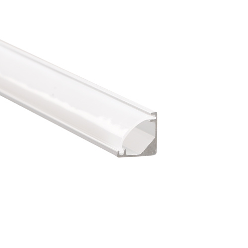 Профиль алюминиевый "угловой круглый 7.9*7.9мм", серебро, CAB240 (в комплекте с матовым экраном, 2 заглушками, 4 крепежами) FERON фото 6