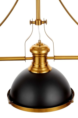 Подвесной светильник Lumina Deco Ettore LDP 710-3 BK+MD фото 2