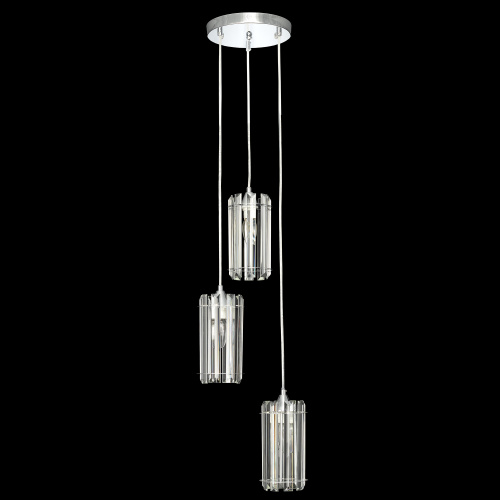 Citilux Джейн CL306031 Хрустальный подвесной светильник Хром фото 4 Citilux Джейн CL306031 Хрустальный подвесной светильник Хром фото 4