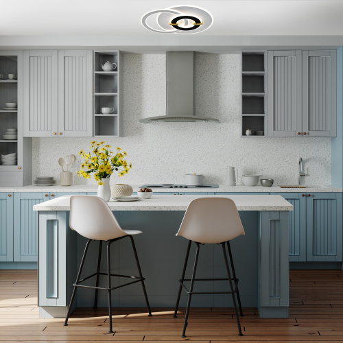 Потолочный светильник Escada 10269/3 LED*112W White/Black/Gold фото 2 Потолочный светильник Escada 10269/3 LED*112W White/Black/Gold фото 2