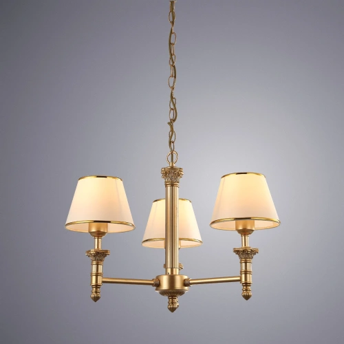 Подвесная люстра Arte Lamp BUDAPEST A9185LM-3SG фото 2 Подвесная люстра Arte Lamp BUDAPEST A9185LM-3SG фото 2