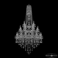 Люстра хрустальная 1415/16+8+4/300/h-155/3d Ni Bohemia Ivele Crystal (Богемия Ивеле Кристалл)