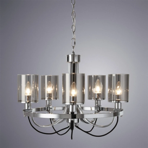 Подвесная люстра Arte Lamp OMBRA A2995LM-5CC фото 2 Подвесная люстра Arte Lamp OMBRA A2995LM-5CC фото 2