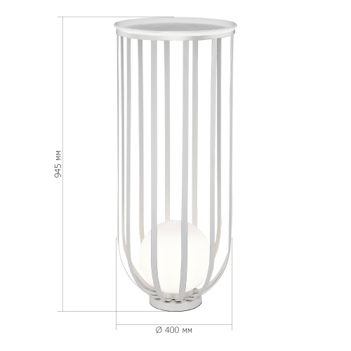 Уценка SL6129.505.01 Светильник напольный ST-Luce Белый/Белый E27 1*60W NORDIC фото 2