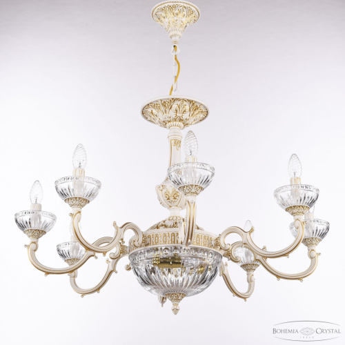 Люстра с хрустальными плафонами AL78101P/8/250 WMG P Clear/M-1G Bohemia Ivele Crystal (Богемия Ивеле Кристалл) фото 6