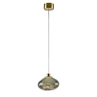 7045/4L L-VISION ODL25 249 Подвесной светильник зеленый/бронз/металл/стекло IP20 LED 4W 3000K 220V MELA
