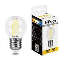 Лампа светодиодная Feron LB-509 Шарик E27 9W 230V 2700K