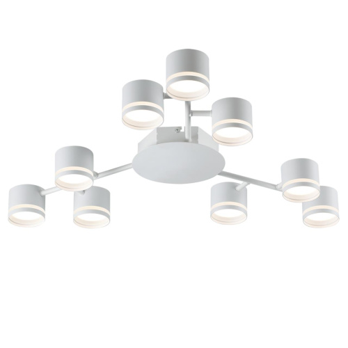 8235/9C COMFI LN26 242 белый металл Люстра потолочная LED GX53 9*12W 220V GARETA фото 5