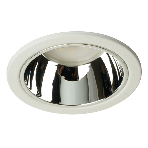 Светильник встраиваемый Feron DL3102 потолочный MR16 G5.3 белый + хром