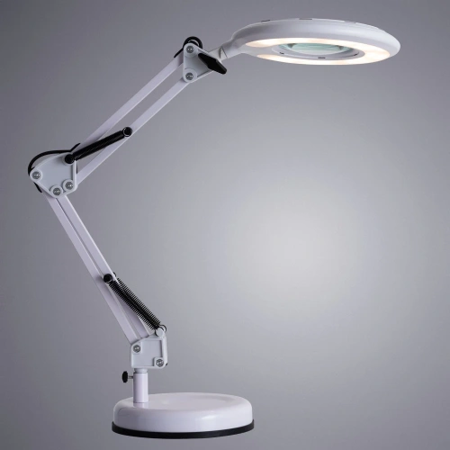 Офисная настольная лампа Arte Lamp LUNA A2013LT-1WH фото 2 Офисная настольная лампа Arte Lamp LUNA A2013LT-1WH фото 2
