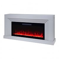 Электрокамин RealFlame Stanley 42 GR c Diamond 42, с муляжом дров и кристаллами