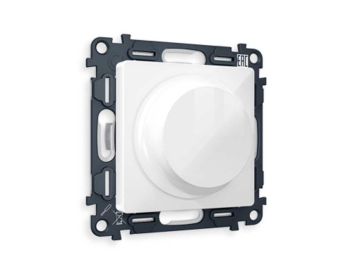 Комплект механизма светорегулятора универсального AMBRELLA VOLT ALFA Белый глянец 25-600W/LED 5-300W QUANT (AP1055, VM136) MA105510