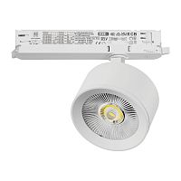A5536DALI Светильник ALTA PRO для трековой системы Quattro с управлением DALI LED 15W 1700LM 36G БЕЛЫЙ 3000K с адаптером (215536 + 594066)