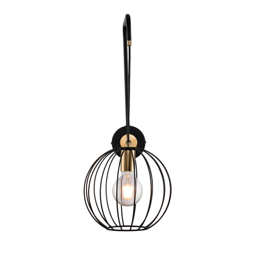 Настенный светильник Escada 10176/1A E27*60W Black/Brass фото 3