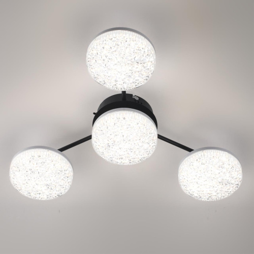 8236/4CL LEDIO LN25 000 черный, металл/акрил Люстра потолочная с ПДУ LED 55W 3000-6000К 220V DIDANA фото 9 8236/4CL LEDIO LN25 000 черный, металл/акрил Люстра потолочная с ПДУ LED 55W 3000-6000К 220V DIDANA фото 9