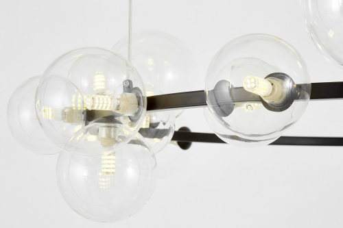 Подвесной светильник Lumina Deco LDP 7033-24 BK+CL фото 5 Подвесной светильник Lumina Deco LDP 7033-24 BK+CL фото 5