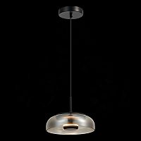 SL6002.403.01 Подвес ST-Luce Черный/Дымчатый LED 1*7W 4000K LAZIO