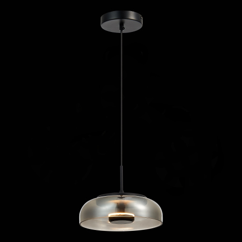 SL6002.403.01 Подвес ST-Luce Черный/Дымчатый LED 1*7W 4000K LAZIO SL6002.403.01 Подвес ST-Luce Черный/Дымчатый LED 1*7W 4000K LAZIO